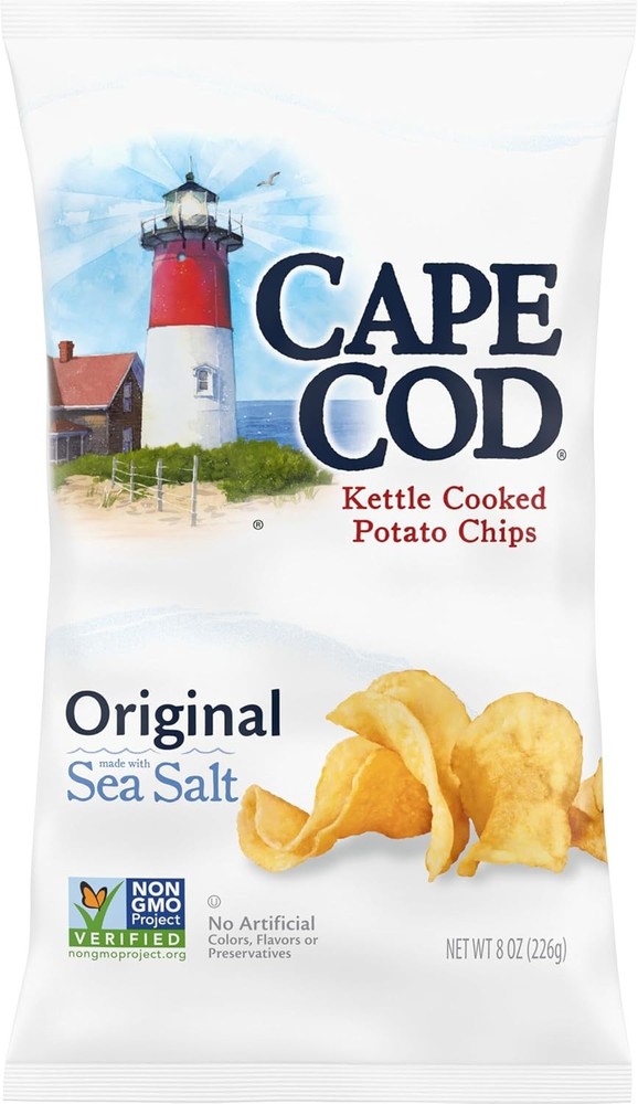 e Cod Potato Chips, Original Kettle Chips