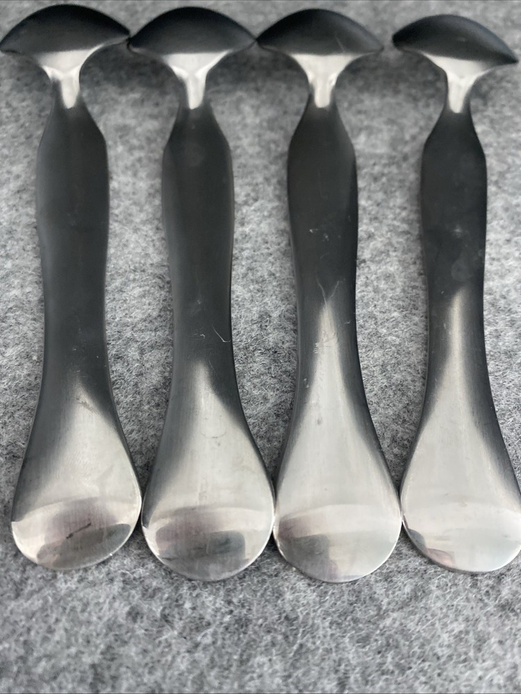 4 Retroneu 18/10 Stainless SILHOUETTE Flatware Dinner Spoon Flatware