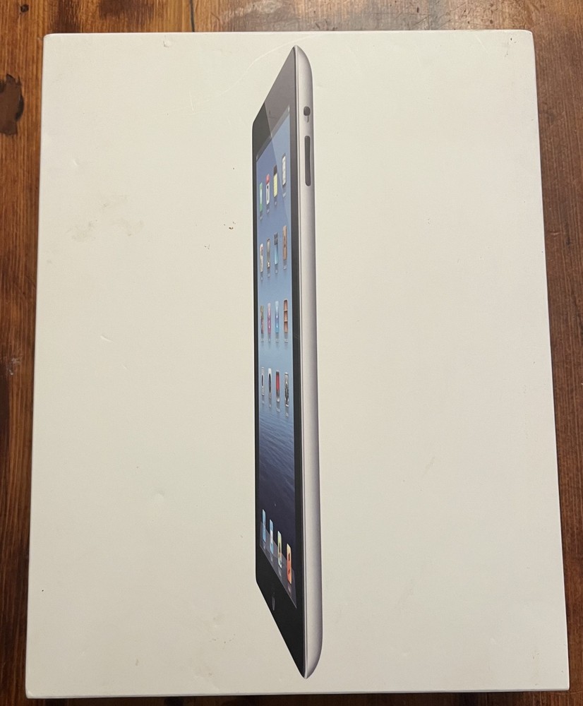APPLE iPad 3rd Gen 2012 16GB Black * EMPTY BOX ONLY *