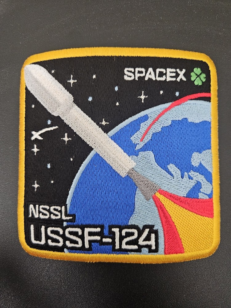SpaceX USSF-124 Employee Mission Patch