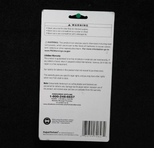 B02- Project Partners 6 Pc. Precision Screwdriver Set In Case