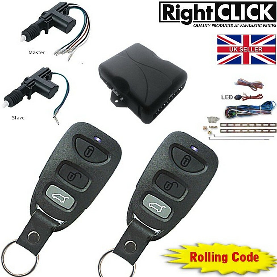 2 Door Central Locking Kit Remote Keyless 2D-CLR788