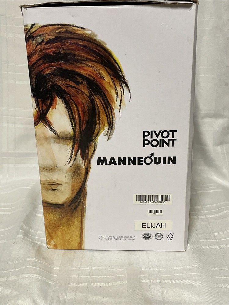 Pivot Point Mannequin Head With Beard Damaged Box
