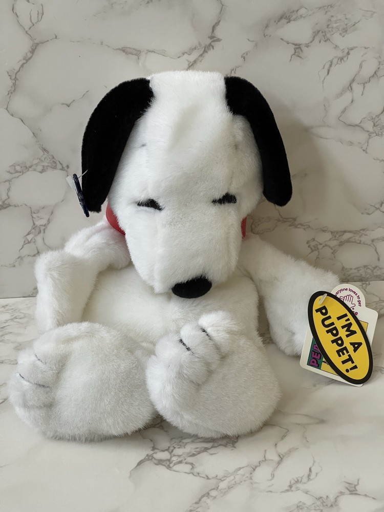 VTG Applause 12" Peanuts Snoopy Hand Puppet w/ Tags