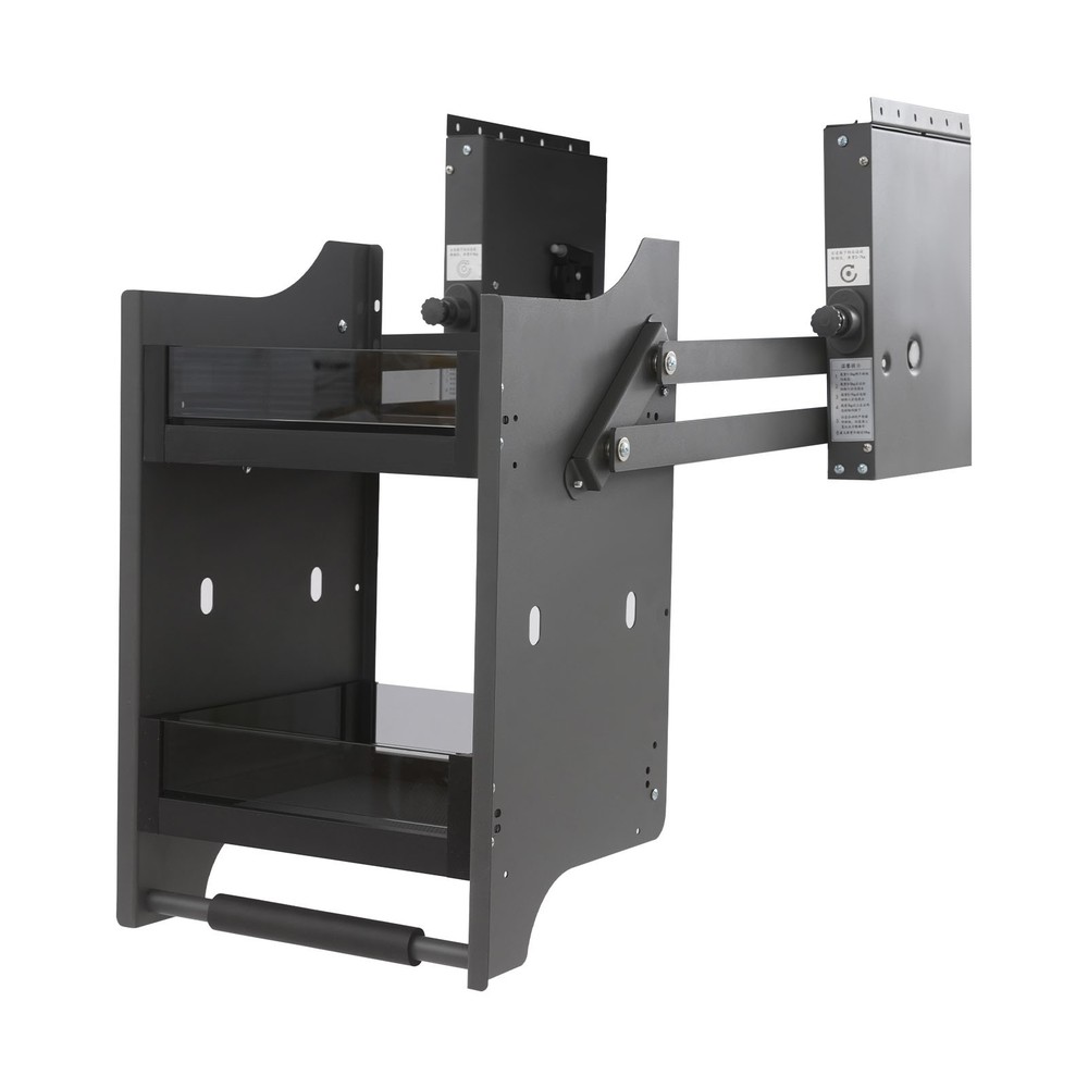 Kitchen Shelf Rack Upper Cabinet 2-Tier Pull Down Cabinet Organizer Rack