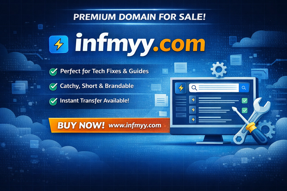 Tech Fix Website + Domain infmyy.com - Ready Guides & Troubleshooting Sit