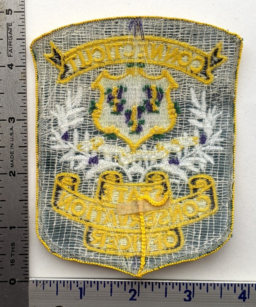 CONNECTICUT STATE CONSERVATION OFFICER PATCH VTG