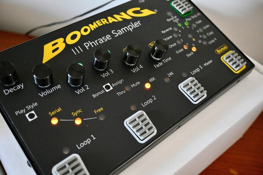 Boomerang III Phrase Sampler Looper Pedal Open Box!