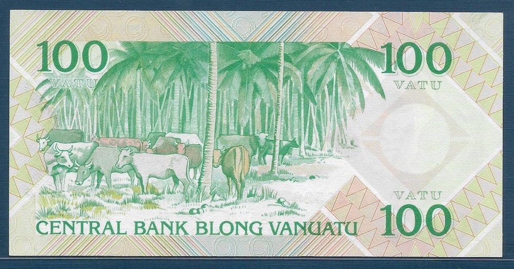 Vanuatu 100 Vatu, 1982, P 1, UNC