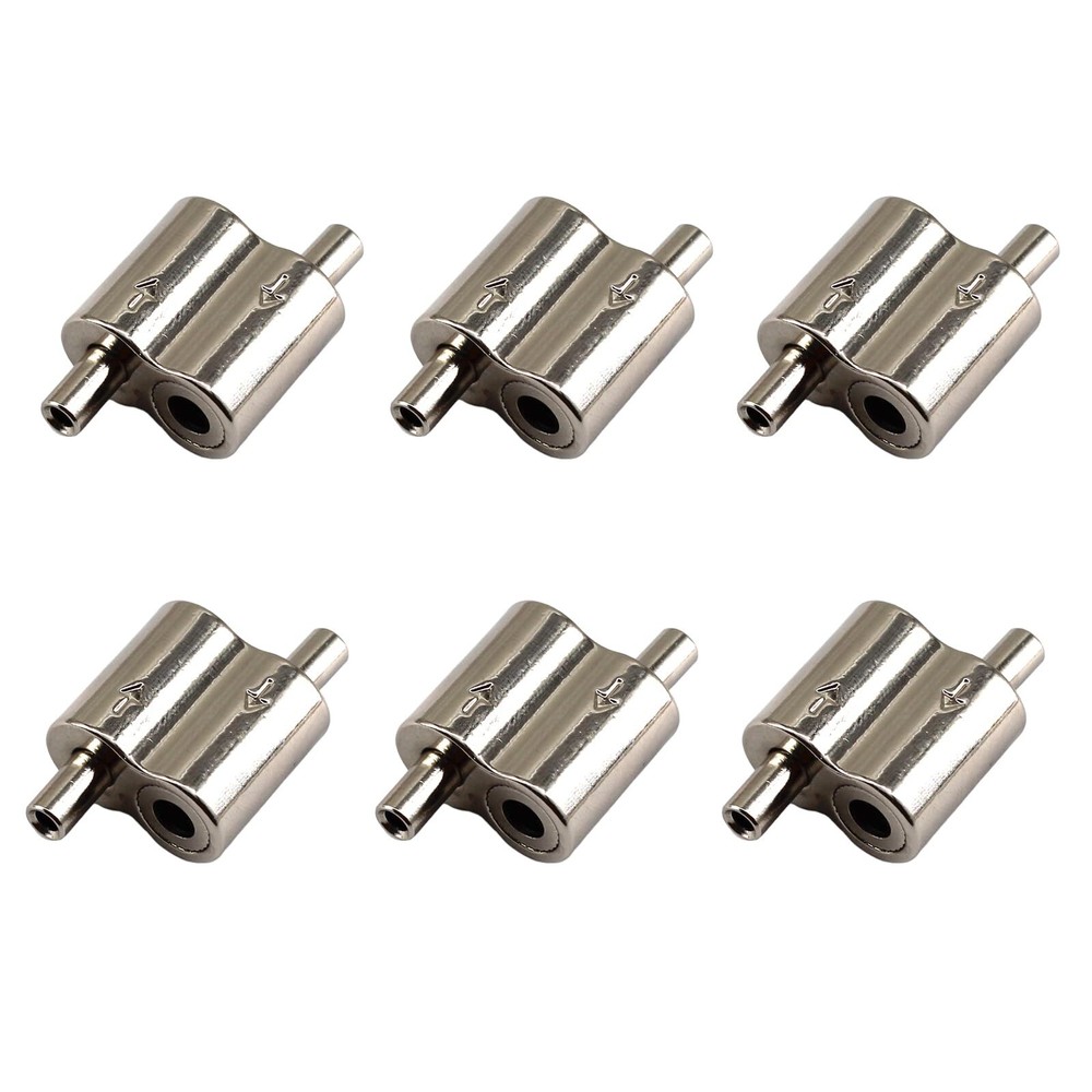 6 Pcs Adjustable Wire Rope Clips for 1.5-2mm Wire Cable Wire Rope Clamp