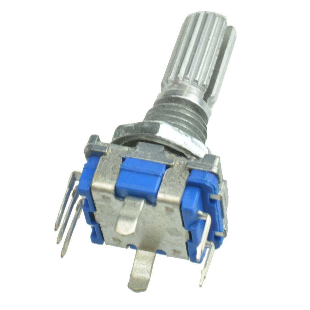 10pcs Rotary Encoder&Switch EC11 Audio Digital Potentiometer Knurled Handle 20mm