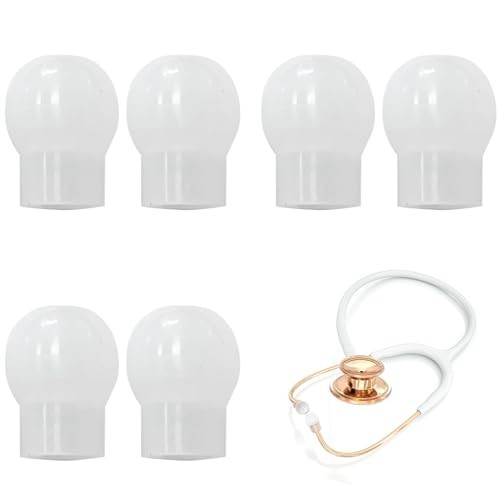 3 Pairs Silicone Stethoscope Ear Tips Replacement Earplugs, Soft & Comfortable E