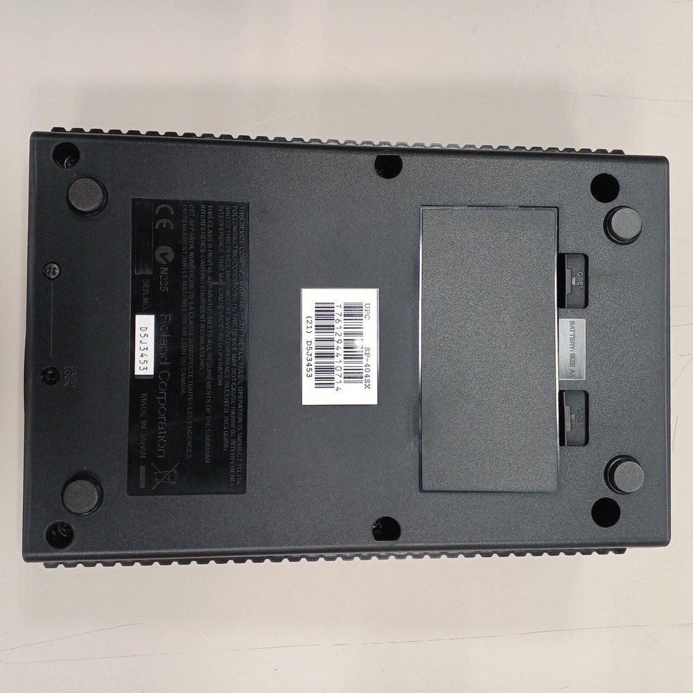 Roland SP-404SX Linear Wave Sampler SD Card System Disc Manual AC Adapter Box