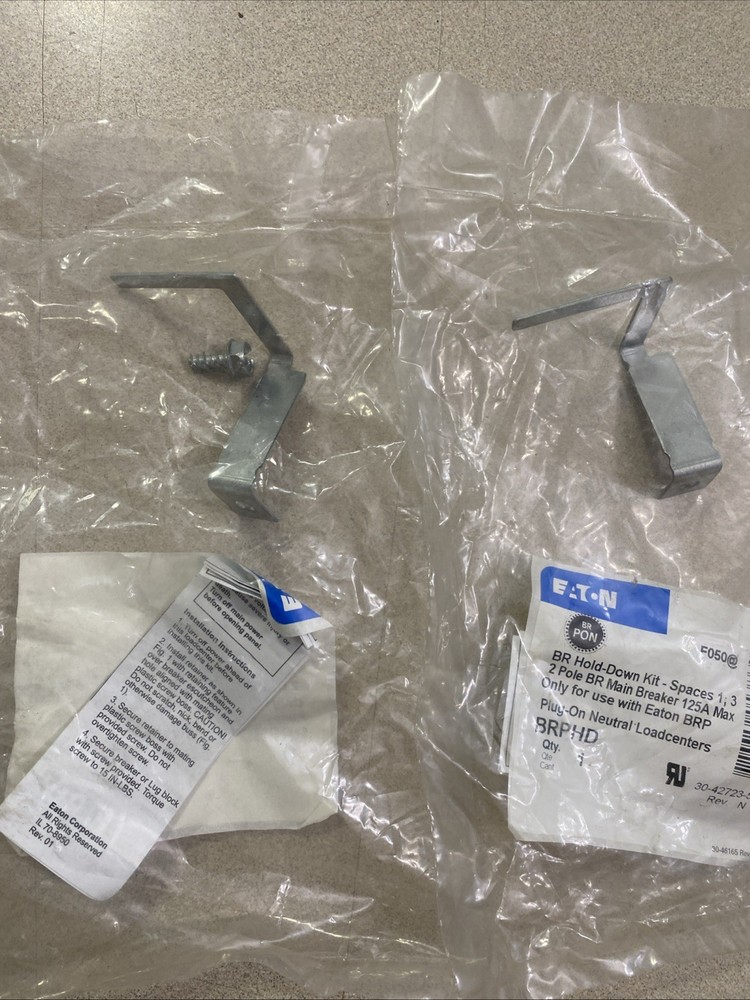 2-EATON BRHOLD DOWN KIT 2 POLE BR MAIN