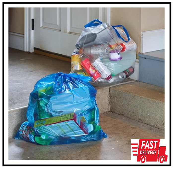 Hefty Blue Trash Bags, Blue, 30 Gallon, 36 Count