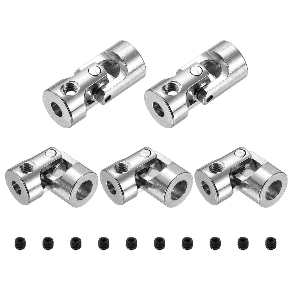 5pcs Rotatable Joint, 4mm to 6mm Inner Dia Universal Joint