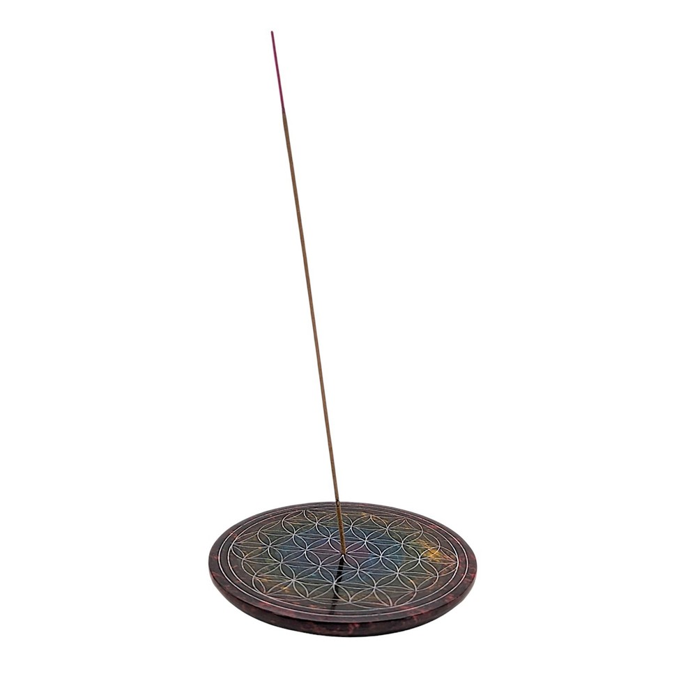 Incense Stick Burner Holder One 4" Plate