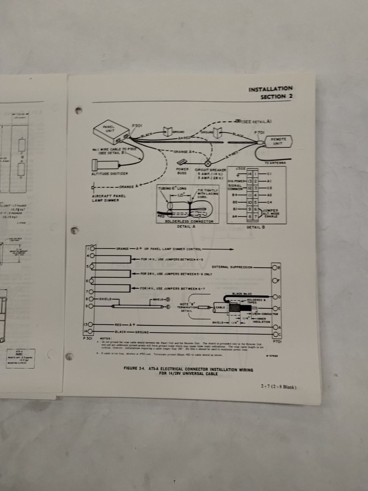 Narco AT5-A Transponder System 14/28 Volt Maintenance Manual-Copy