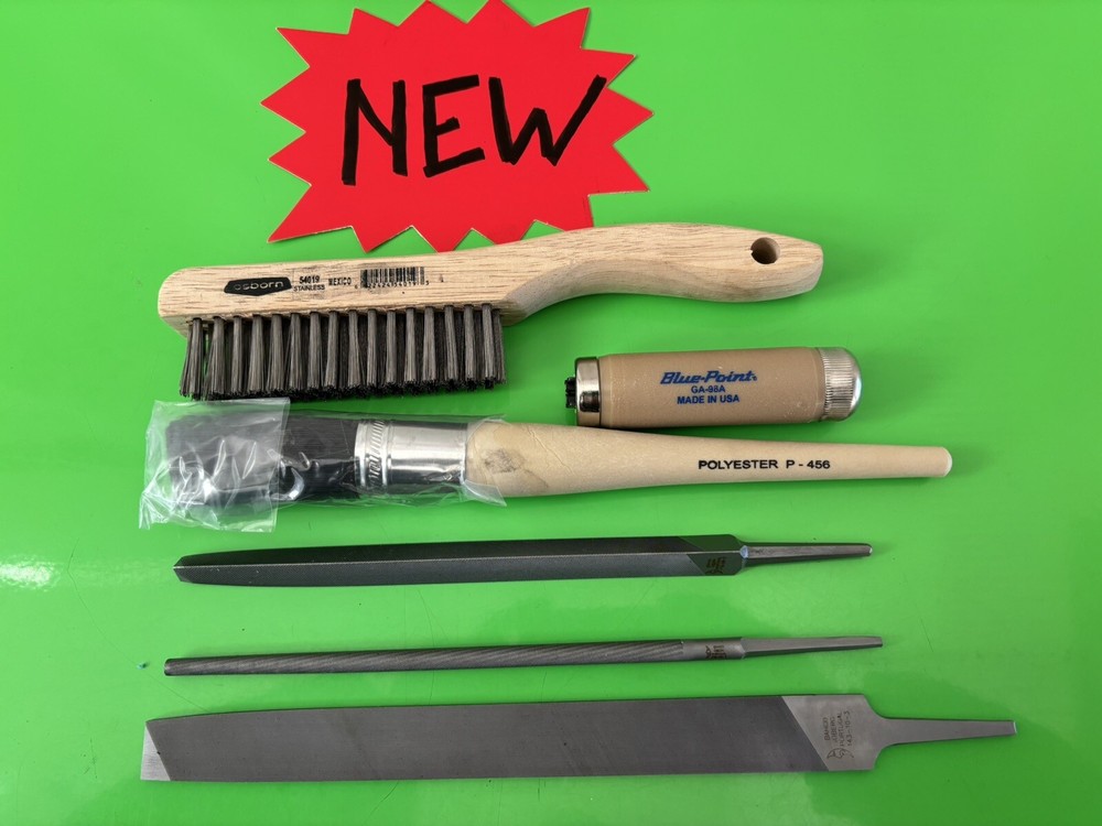 blue-point tools adjustable file handle with BAHCO OBERG 3-Piece File Set GA98A