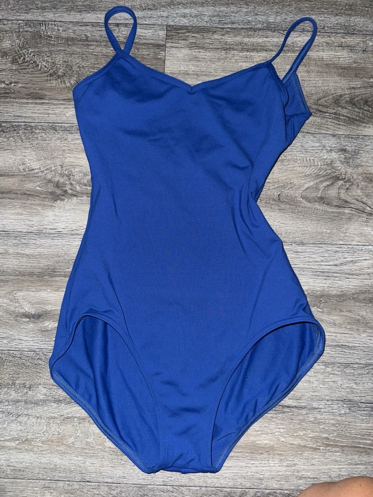 Balera Blue AS Ballet Pleat Front Leotard