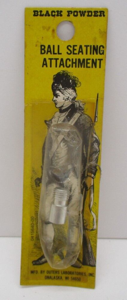 Vintage Black Powder Ball Seating Attachment