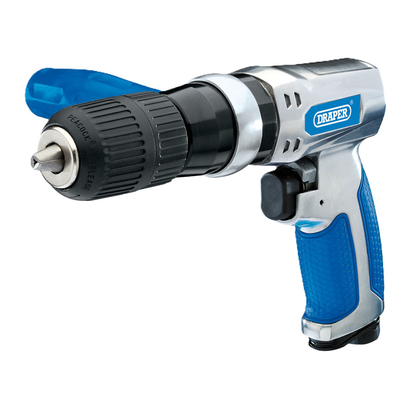 Draper 84121 Reversible Keyless Air Drill, 13mm