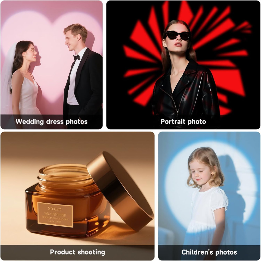 Professional Optical Snoot Attachment - Bowens Mount Spotlight Projector with 35