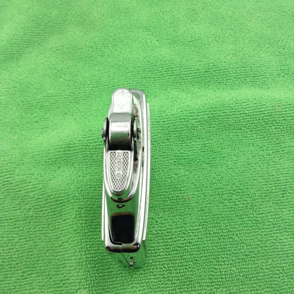 Ronson Mastercase Silver Tone Lighter Cigarette Case