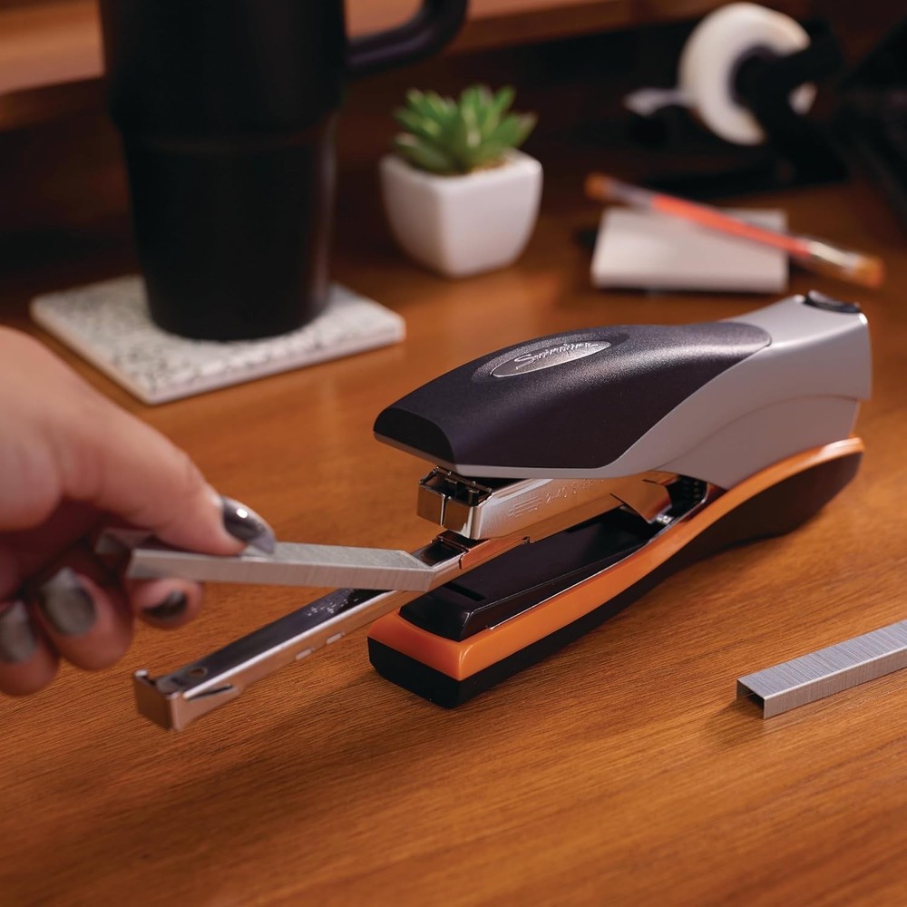 Stapler, 40 Sheet Capacity, Optima 40, Jam Free, Reduced Effort, Soft Grip, M...