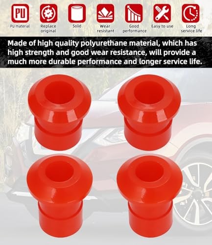 4PCS Front Subframe Bushing Kit for Nissan Rogue 2008-2020 Engine Cradle Front