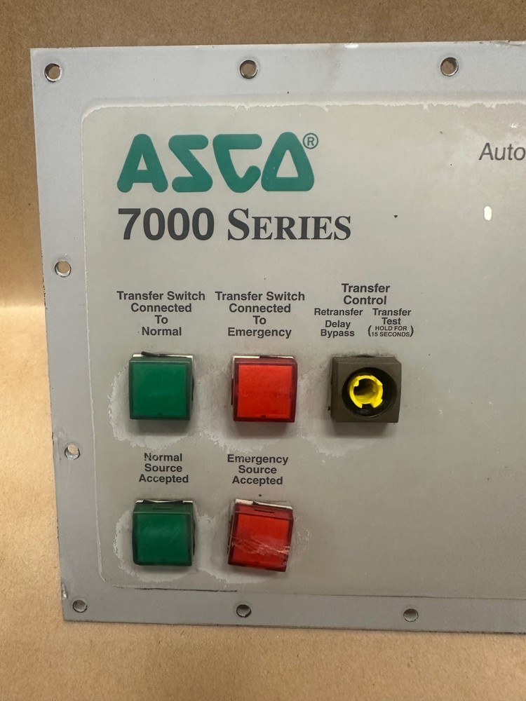 ASCO 7000 Series Automatic Transfer Switch P/N 613644