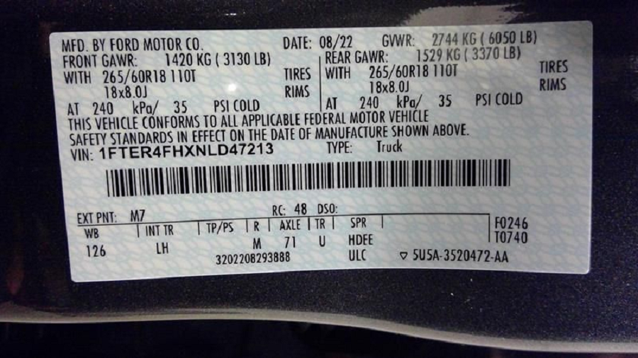 2021-2023 Ford Ranger Transfer Case Assembly OEM