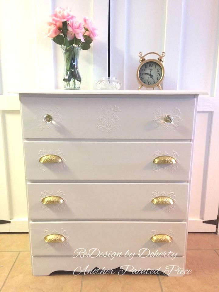 3-3/4" Old Rose Pattern Cup Pull Satin Brass