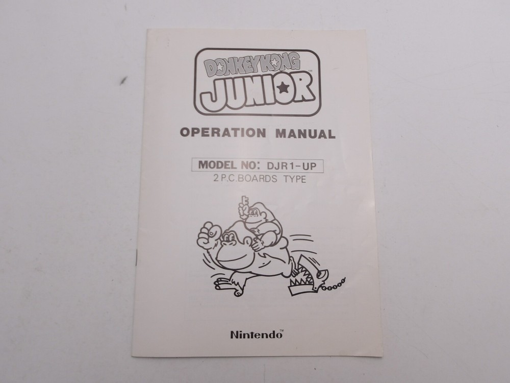 Nintendo: Donkey Kong Junior  -  Operation Manual