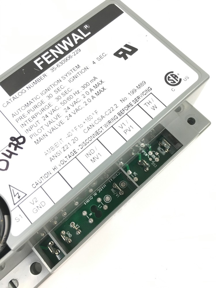 FENWAL 35-630906-229 Automatic Ignition System Control Module 199-M89 used #D478