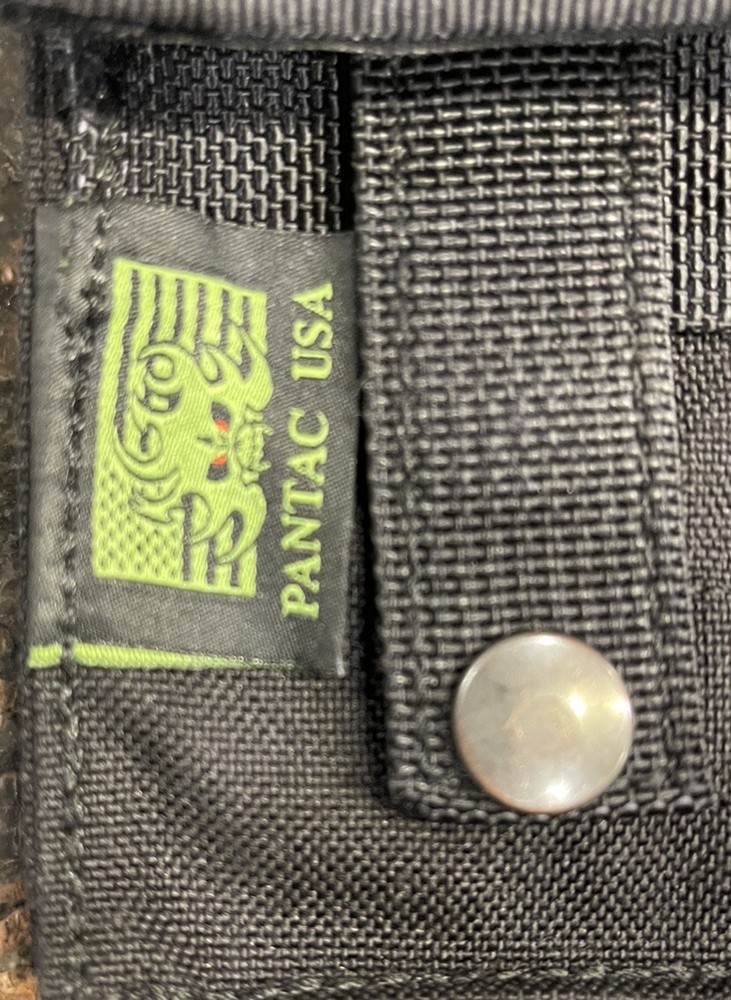 Pantac Double Mag Hard Insert Black Tactical Pouch