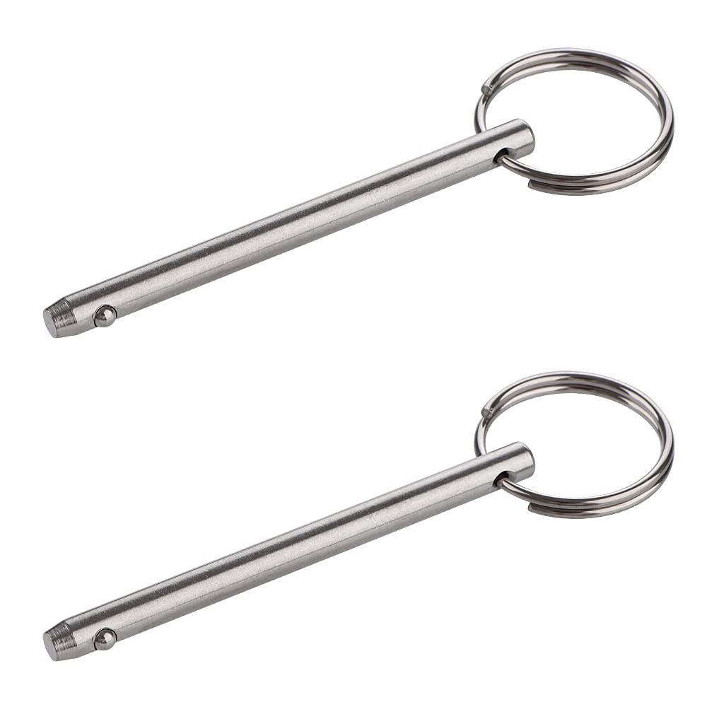2 Pack Quick Release Pin, Diameter 3/16"(4.8Mm), Overall Length 2-1/2"(65Mm),...