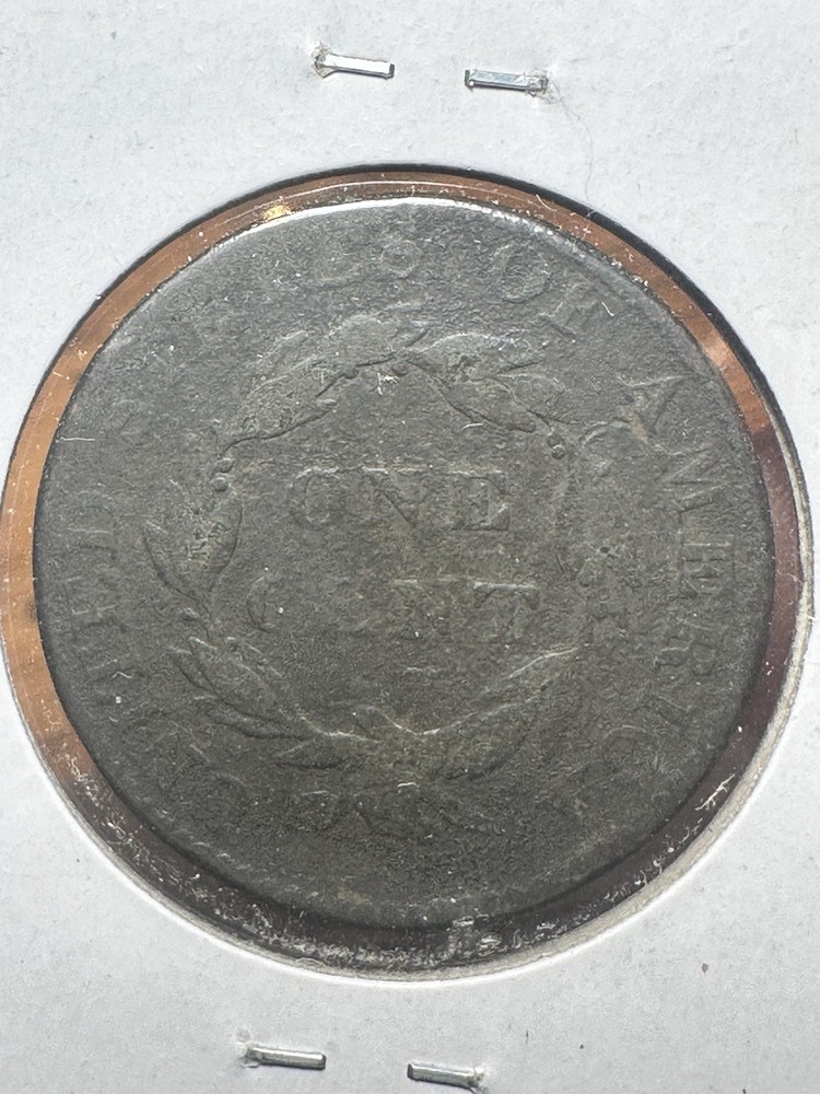 (2) 1822 coronet head large cent Coins- G/VG