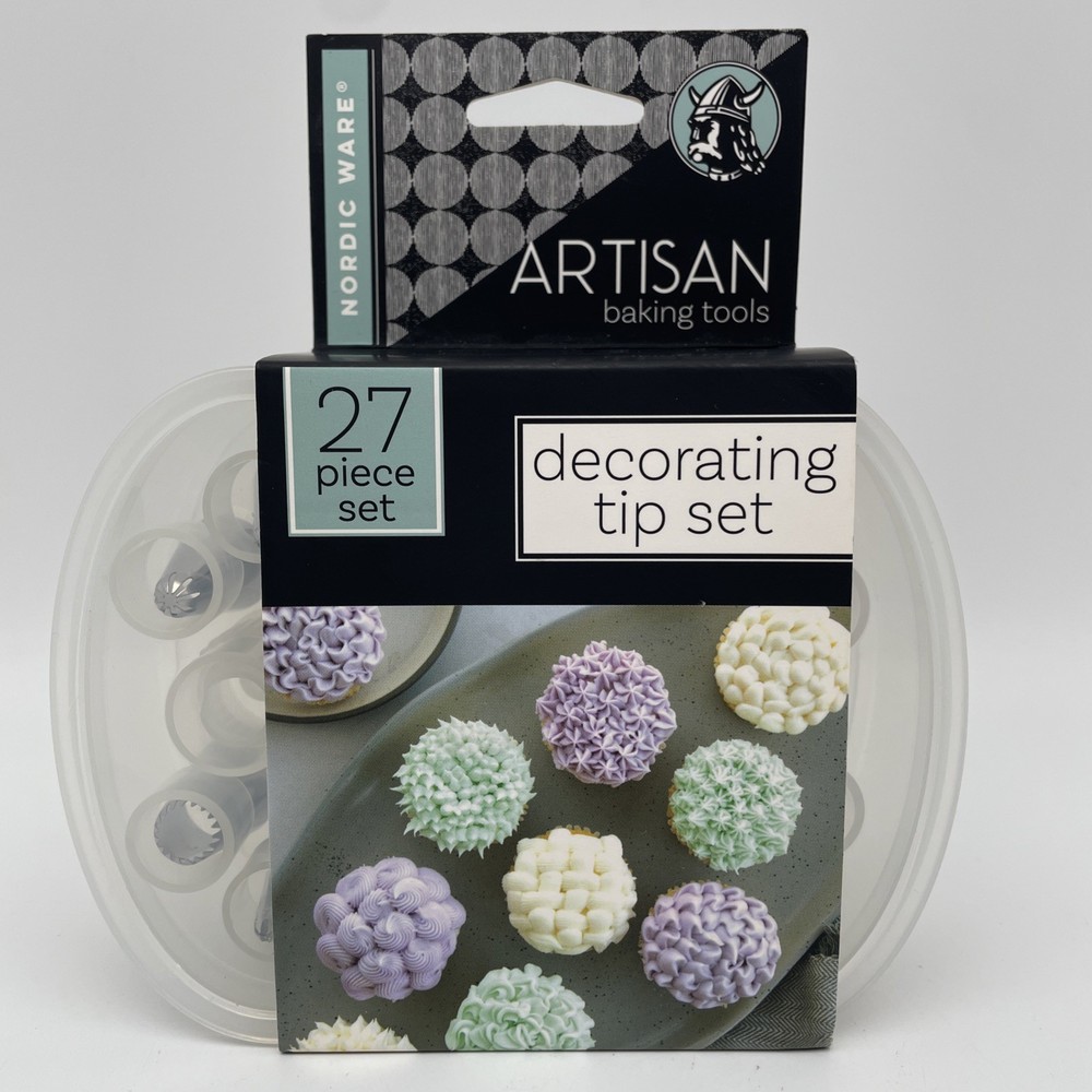 Nordic Ware Artisan Decorating Tip Set 27 Pc