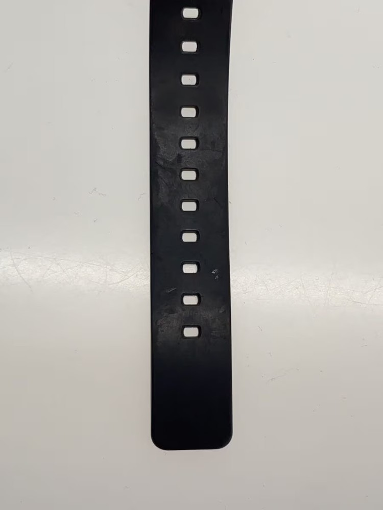 CASIO Quartz Watch G SHOCK Digital Leather BLK BLK SS