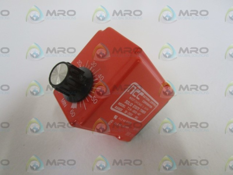 NCC SOLID STATE TIMER 36-3600SEC. T3K-3600-467 NSNP