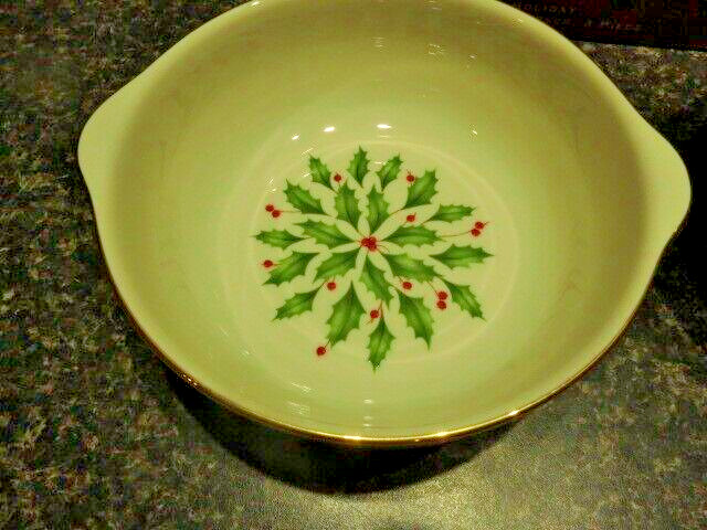 Lenox "Christmas" Holiday (Dimension) Cold Dip Server - 2 Piece. NWB.