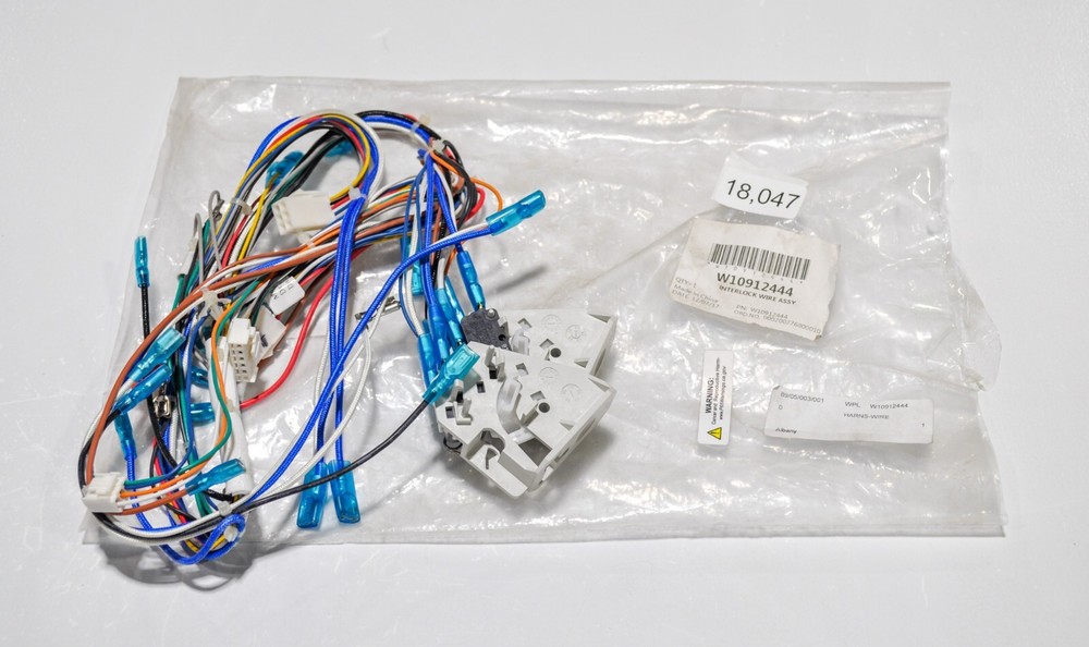 Whirlpool W10912444 Microwave Interlock Wire Harness
