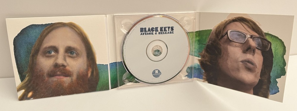 BLACK KEYS 2X--SIGNED--JSA COA--Attack & Release CD-Patrick Carney--Dan Auerbach