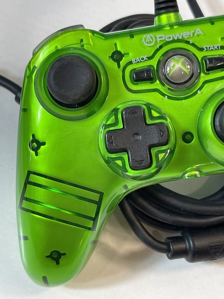 Power A Mini Green Liquid Metal Controller for Xbox 360