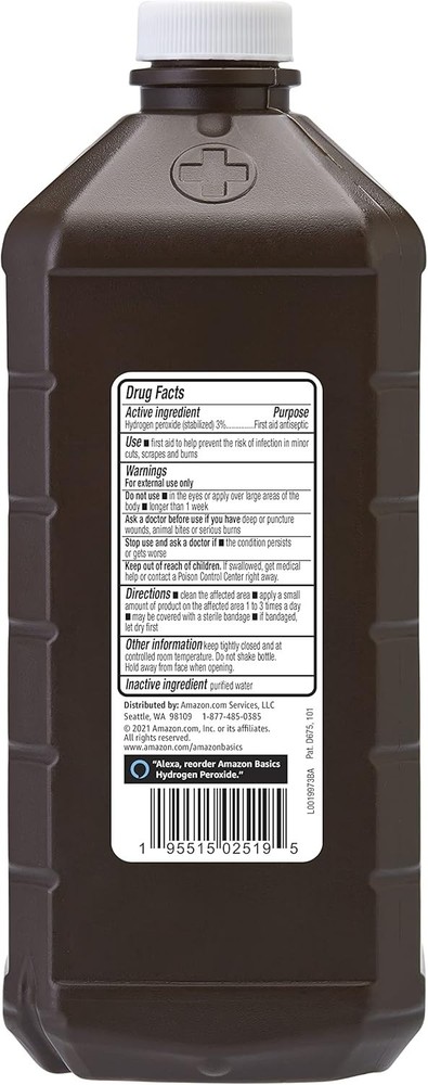 3% Hydrogen Peroxide First Aid Solution, 32 oz - Gentle Infection Prevention