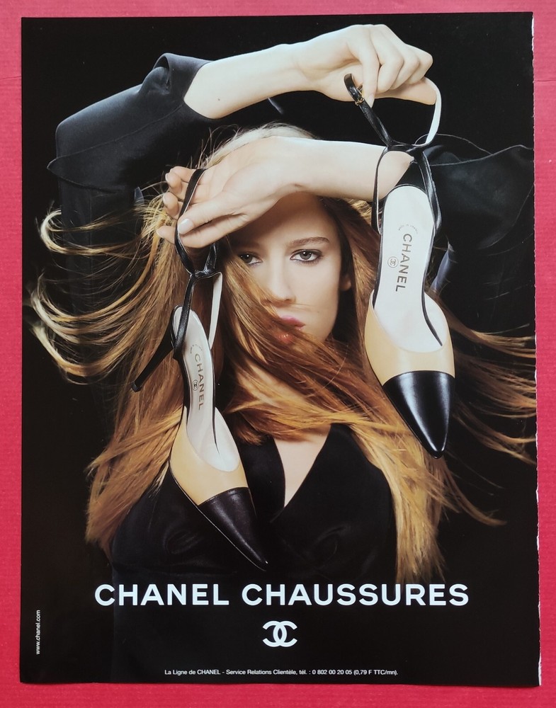 Press advertising for CHANEL SHOES
