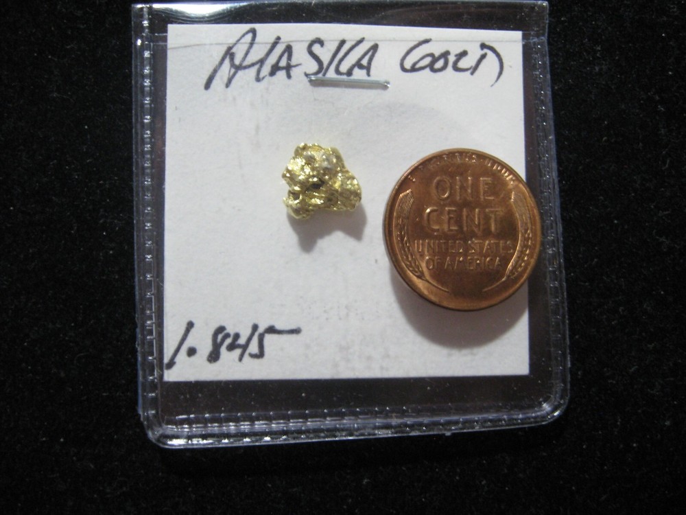 ALASKA GOLD NUGGET 1.845 GRAMS!