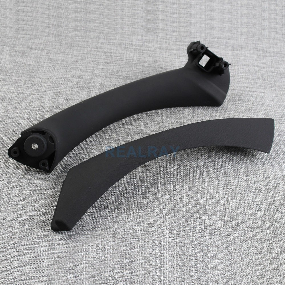 REAR Right Black INNER OUTER DOOR PANEL HANDLE PULL TRIM COVER FOR BMW E90 328i