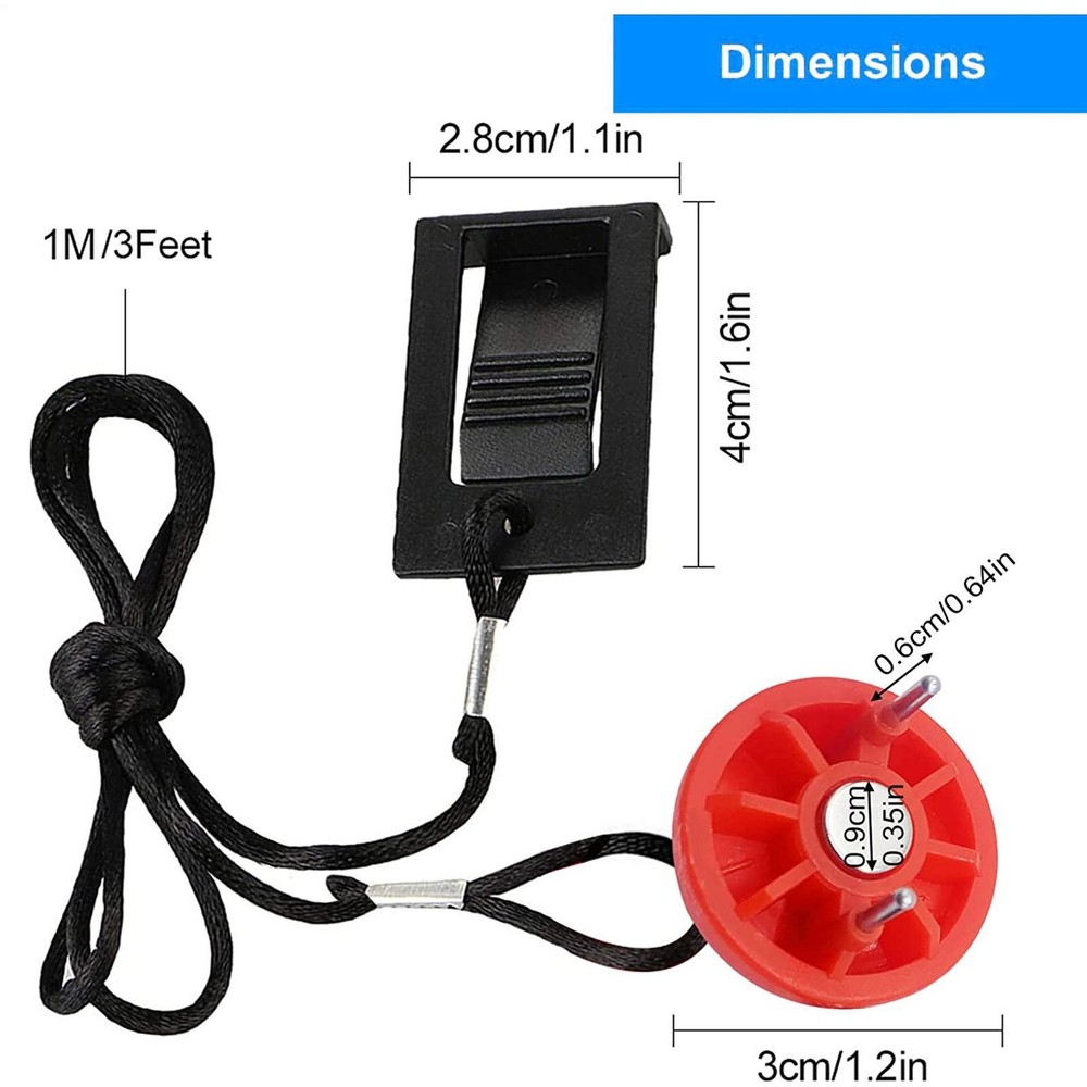 Universal Treadmill Accessories Treadmill Key Replacement Round Socket Magnet